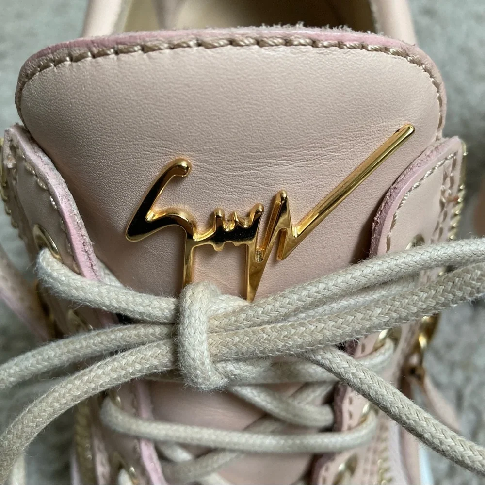 Giuseppe Zanotti Lorenz Zip Front Platform Wedge Sneaker - Picture 9 of 13